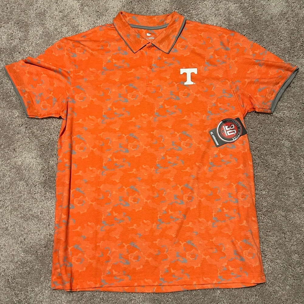 Tennessee Vols Orange and Gray Colosseum Polo